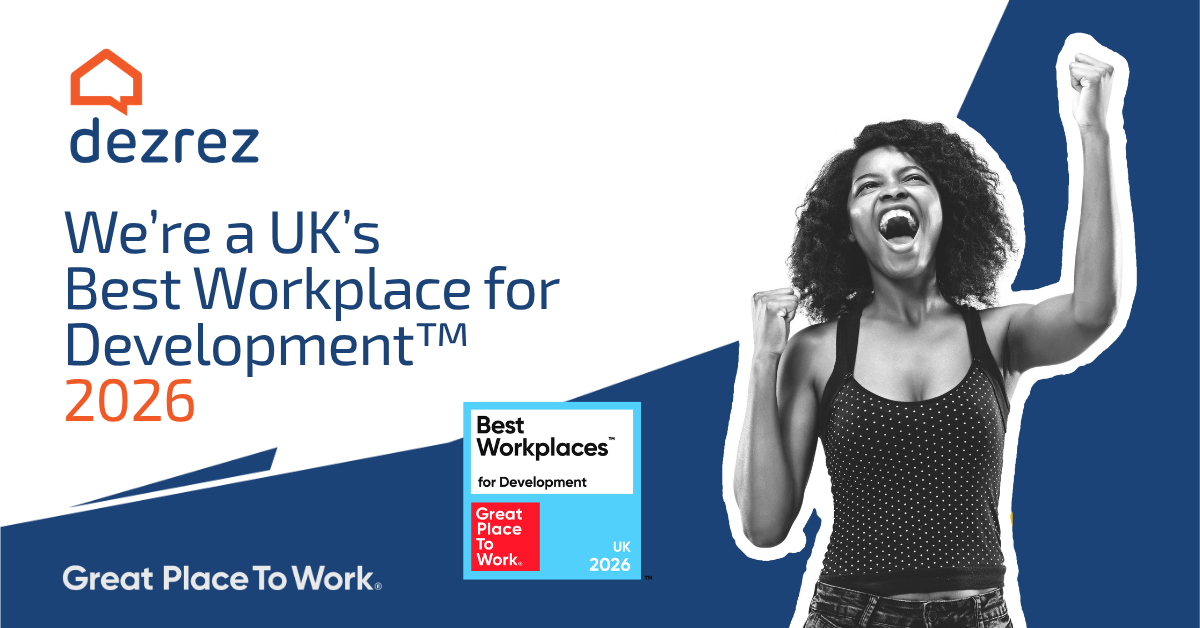 Dezrez ranked #16 in the UK’s Best Workplaces for Development